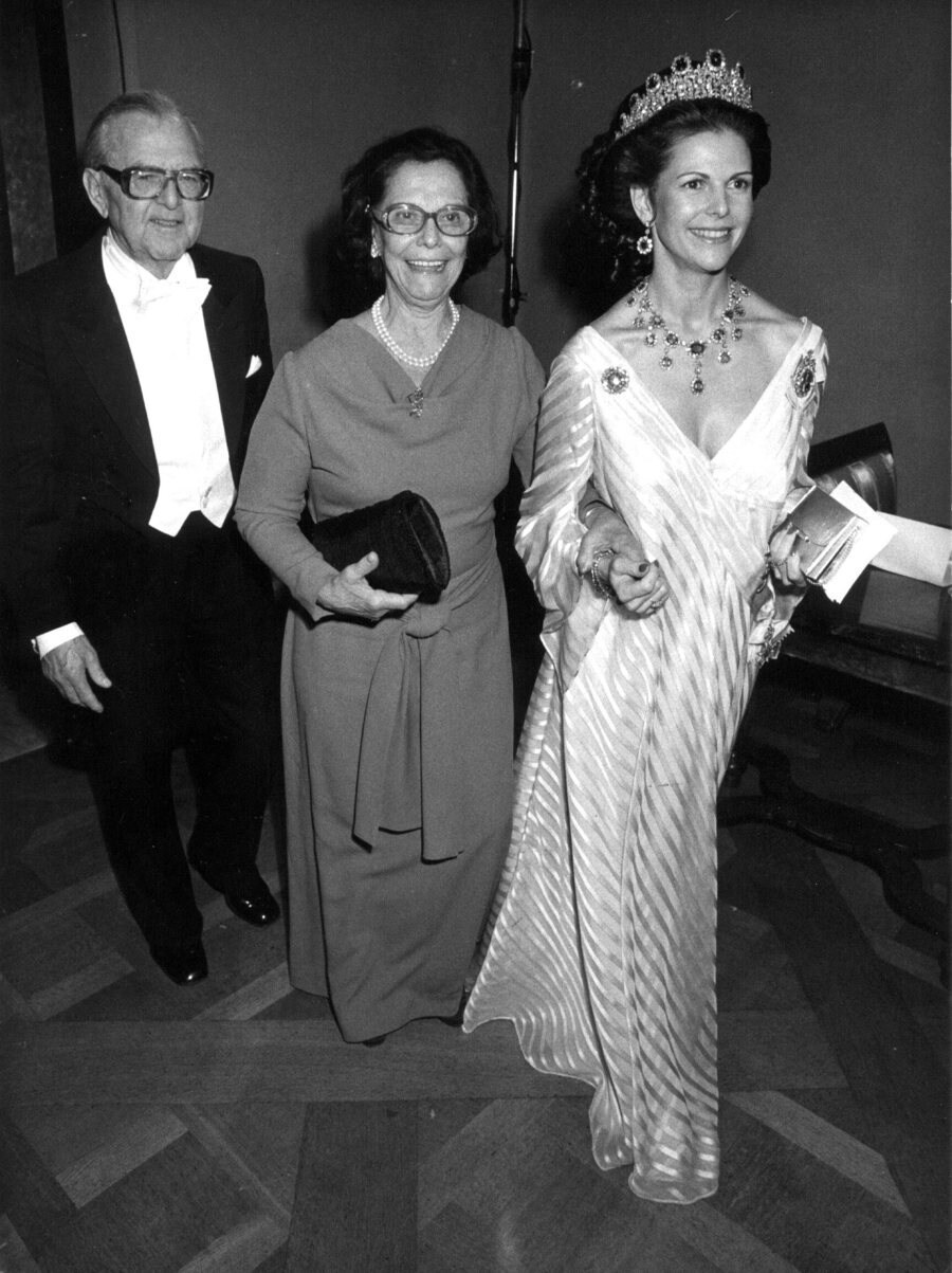 Koningin Silvia van Zweden, een van de bekende klanten van Louis Oostwegel