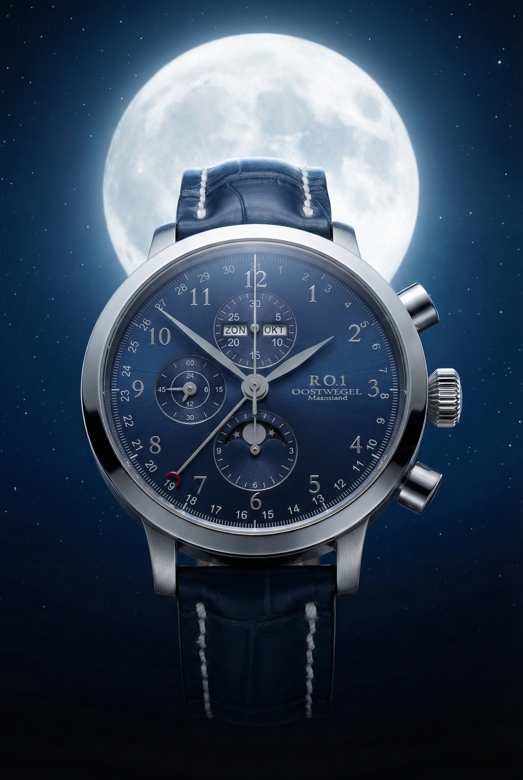 R.O.1 Moon Phase watch by R.O. Watches